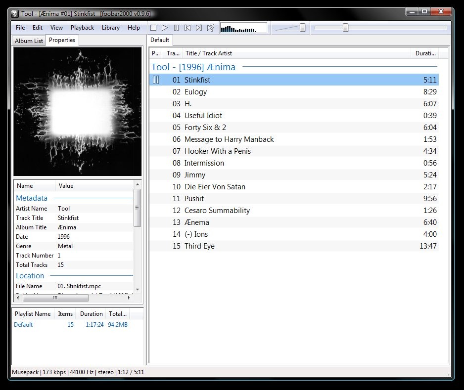  Foobar 2000: بهترین پخش کننده موسیقی برای ویندوز 10 "width =" 666 "height =" 560 