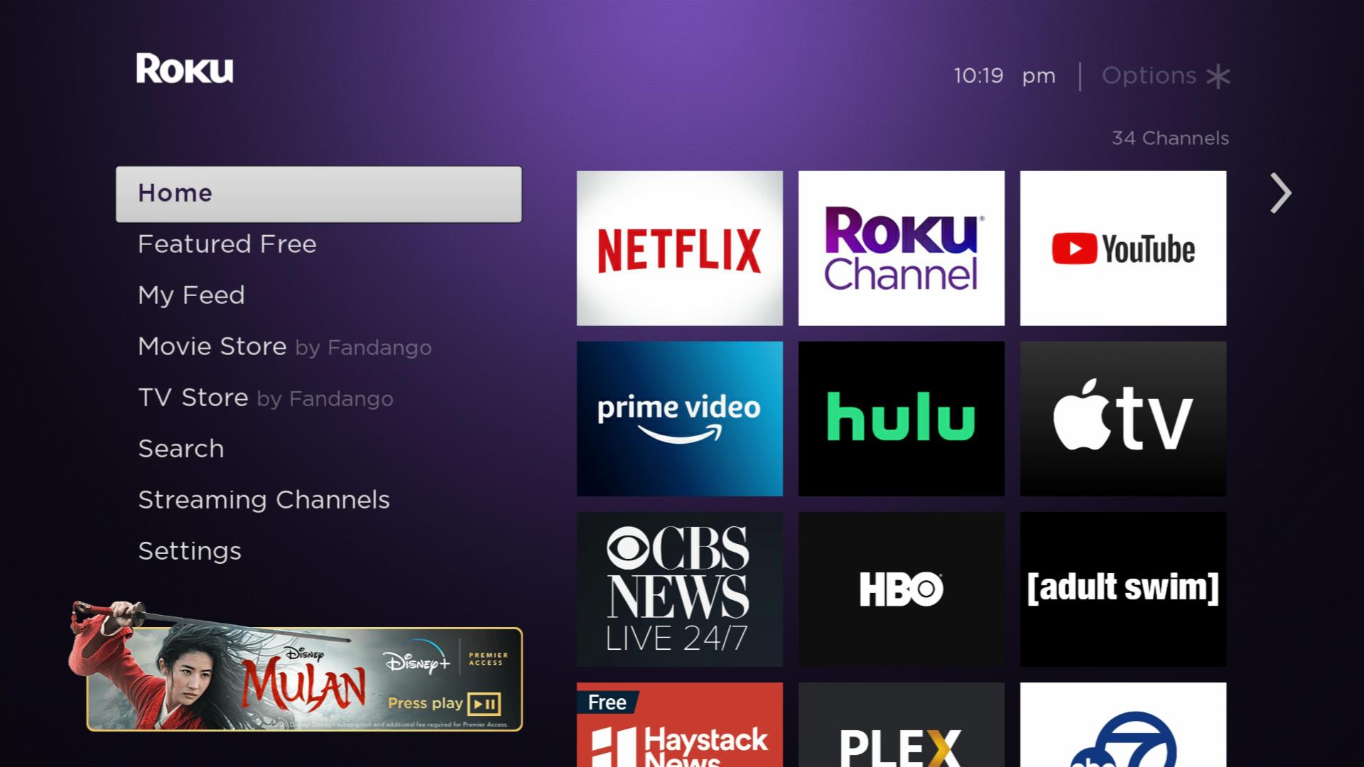  Roku Home Screen 2 