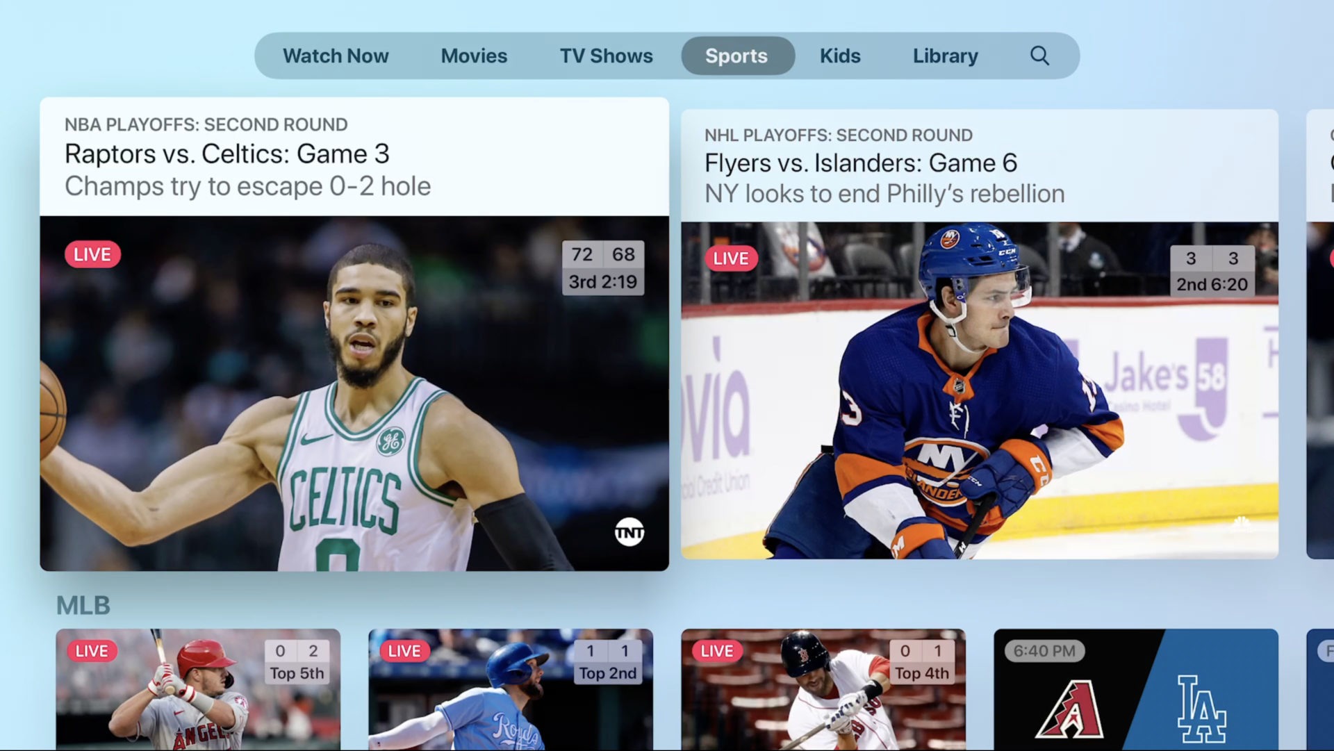  sports apple TV 