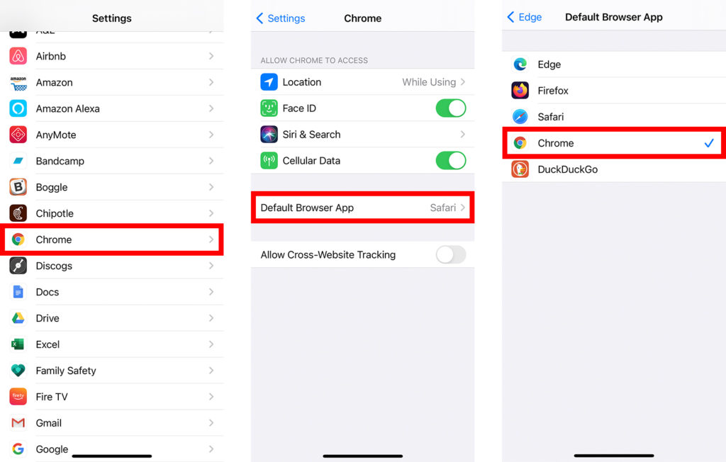  نحوه تغییر مرورگر پیش فرض و سرویس گیرنده ایمیل در iOS 14 