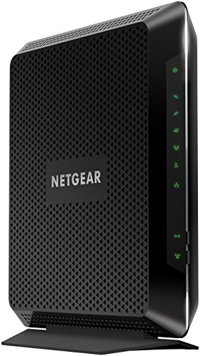  مودم کابل NETGEAR Nighthawk WiFi Router Combo C7000 - سازگار با تمام ارائه دهندگان کابل از جمله Xfinity توسط Comcast، Spectrum، Cox | برای برنامه های کابل تا 400 مگابیت در ثانیه | سرعت وای فای AC1900 | DOCSIS 3.0 