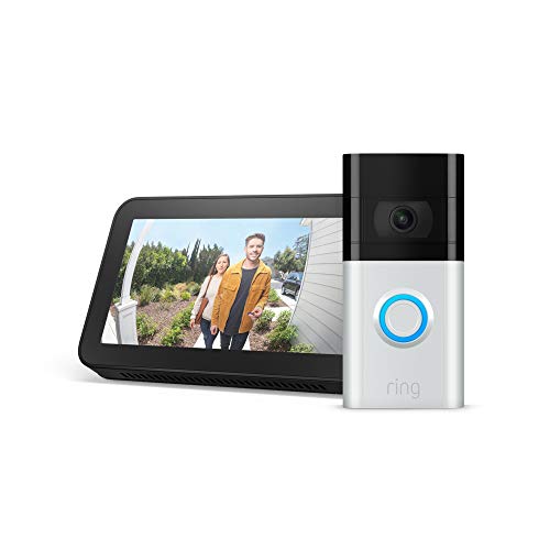  Ring Video Doorbell 3 with Echo Show 5 
