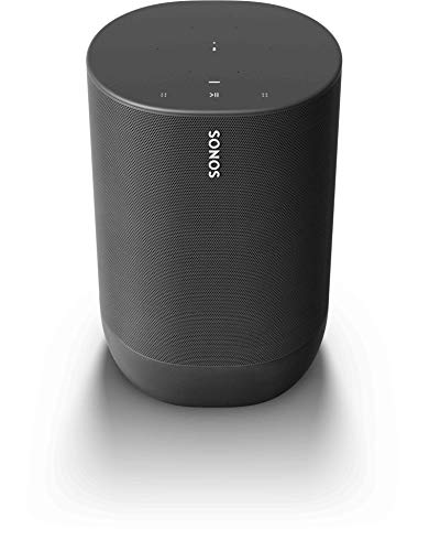  Sonos Move - هوشمند باتری دار بلندگو ، Wi-Fi و بلوتوث با داخلی الکسا - سیاه 