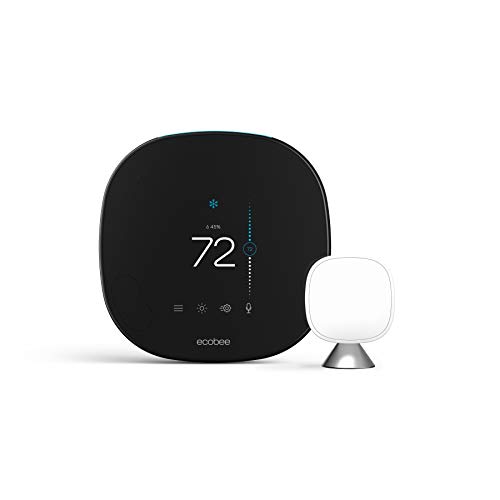  ecobee SmartThermostat با کنترل صوتی ، SmartSensor شامل ، الکسا داخلی 