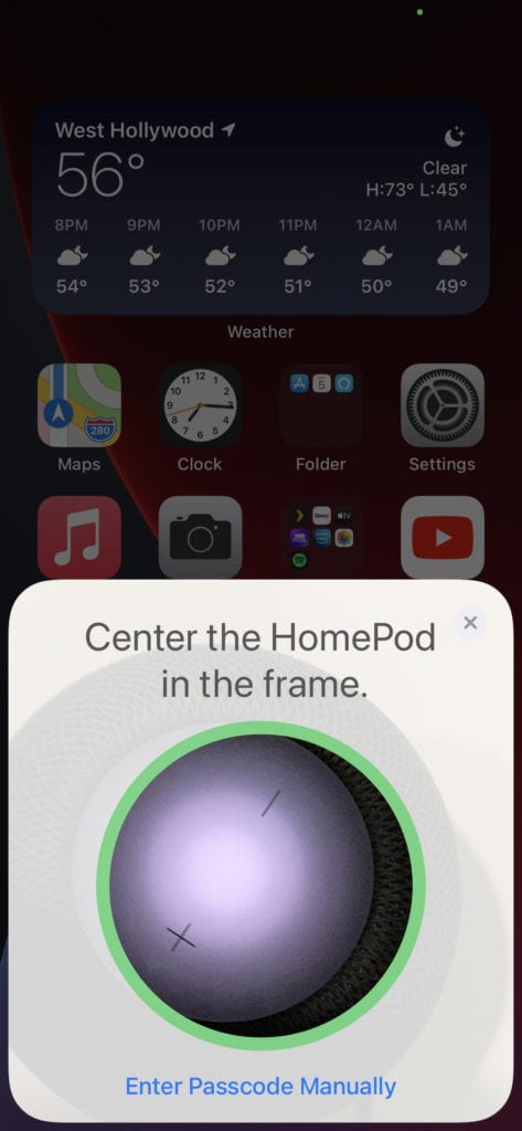  نحوه تنظیم homepod mini 