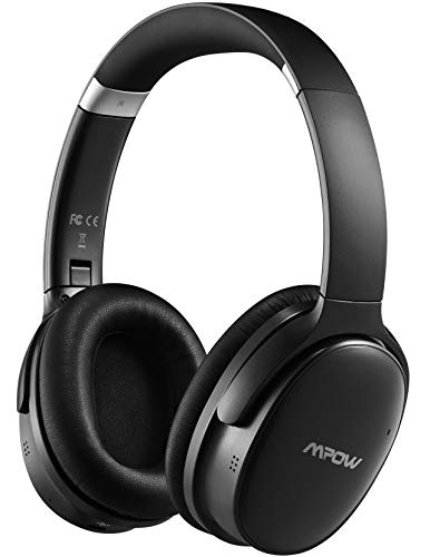 هدفون Mpow H10 Hybrid Active Noise Betting Noise، هدفون بلوتوث بالای گوش با میکروفون ، HiFi Deep Bass ، حافظه پروتئین حافظه ، 30H Playtime برای کودکان ، بزرگسالان ، کلاس آنلاین ، وزارت کشور