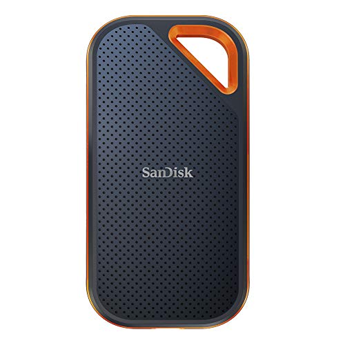 SanDisk 500 GB Extreme PRO Portable SSD خارجی - حداکثر 1050 مگابایت بر ثانیه - USB-C ، USB 3.1 - SDSSDE80-500G-A25 ، آلومینیوم محفظه – سرعت انتقال حداکثر 1050 مگابایت بر ثانیه