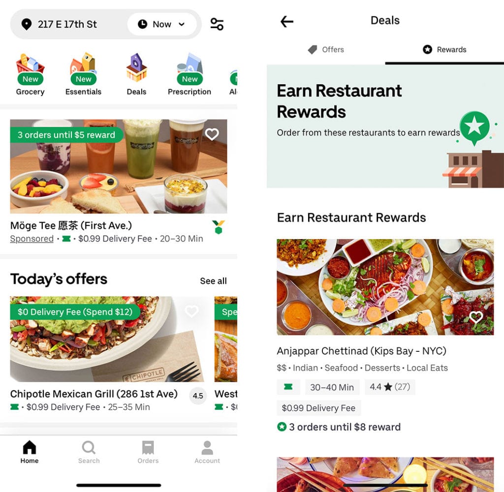 uber ارزانترین سرویس تحویل غذا را می خورد