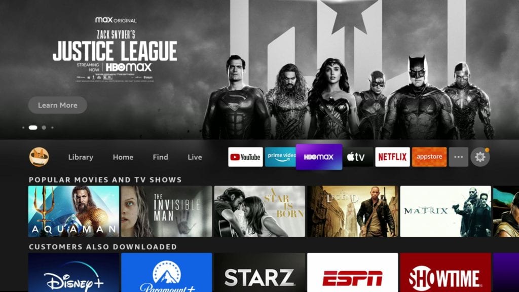  برنامه های منوی Fire TV 