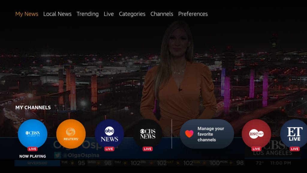  News بهترین برنامه Fire TV برای اخبار محلی 