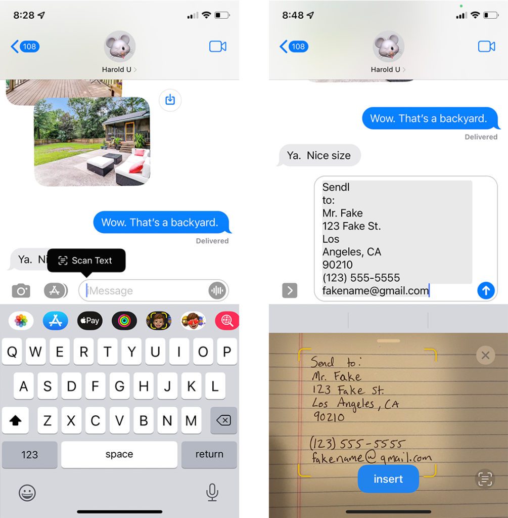  چگونه برای استفاده از ویژگی متن زنده در iOS 15 2 