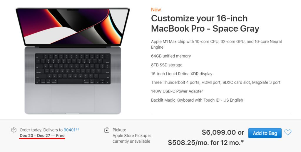macbook pro delayed apple chain